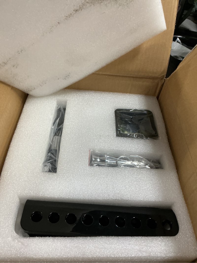 Condition photo showing Good Condition for adjustable trailer hitch -drop hitch-tow hitch with 2 inch receiver-6inch drop/rise, 2" & 2-5/16" ball hitches for trucks, 20,000 lbs gtw, trailer hitches with anti-theft pin, black…