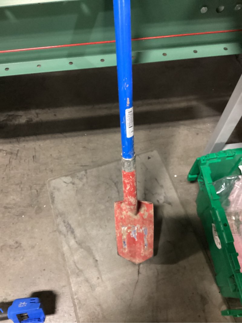 Condition photo showing As Is for kobalt 40-in fiberglass handle trenching spade