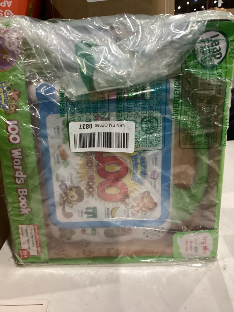 Condition photo showing New/Like New for LeapFrog Learning Friends 100 Words Book, Green Green Standard Packaging