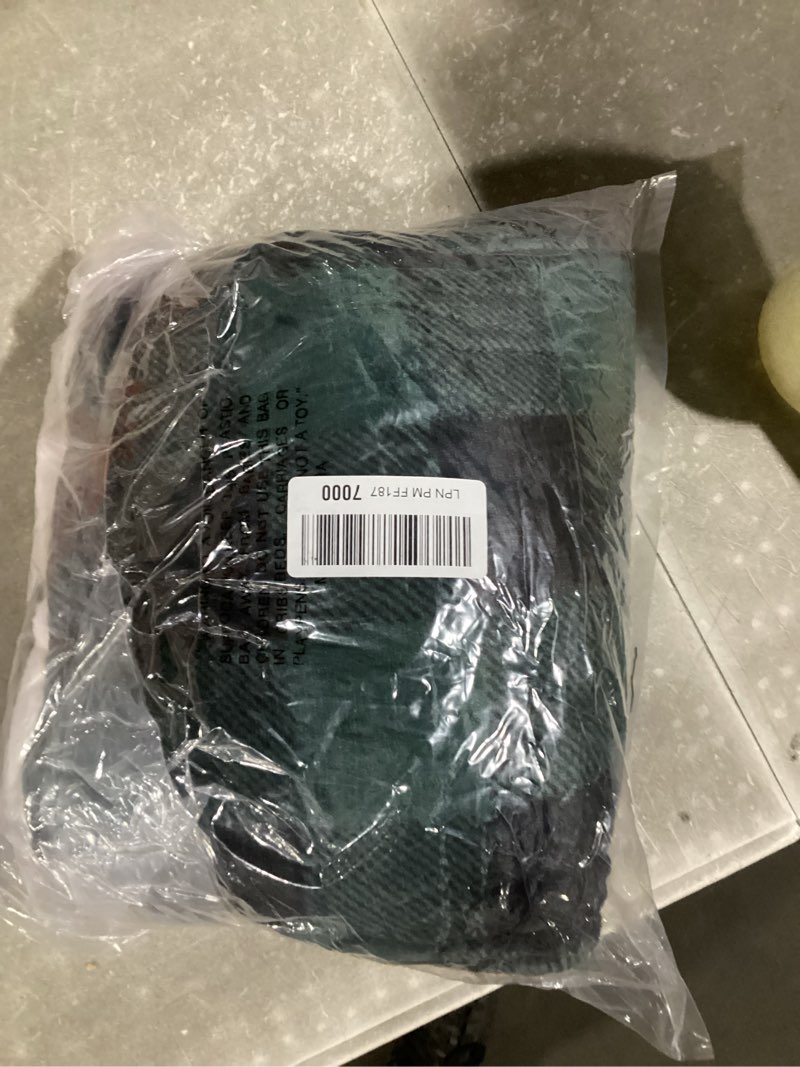 Condition photo showing Good Condition for Homemate Electric Blanket Heated Throw - 50“x60“ Ultra Soft Cozy Flannel Heating Blanket with 10 Fast Heat Levels 8 Hours Auto Off Over-Heated Protection ETL Certification Keep Warm in Home Office Green-black 50"x60"Inch