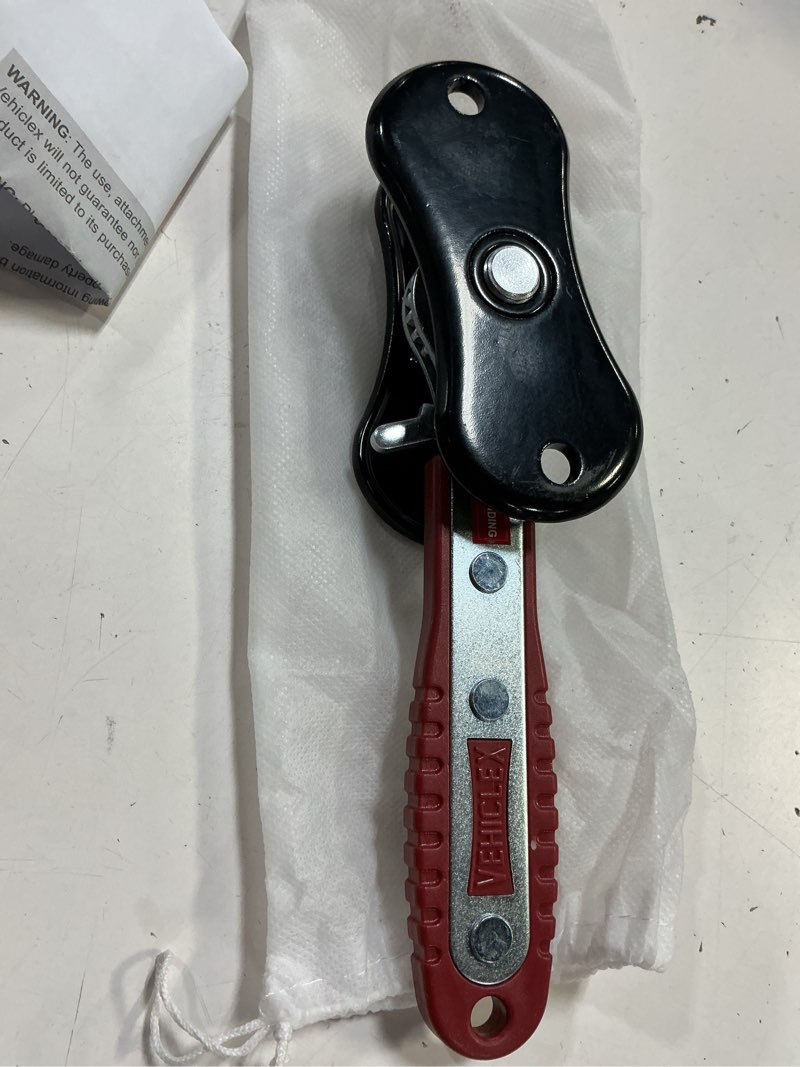 Condition photo showing Good Condition for vehiclex brake caliper compression tool – heavy duty brake pad spreader tool with ratcheting handle & rib-reinforced plates – caliper piston compressor tool for cars, suvs, and light trucks