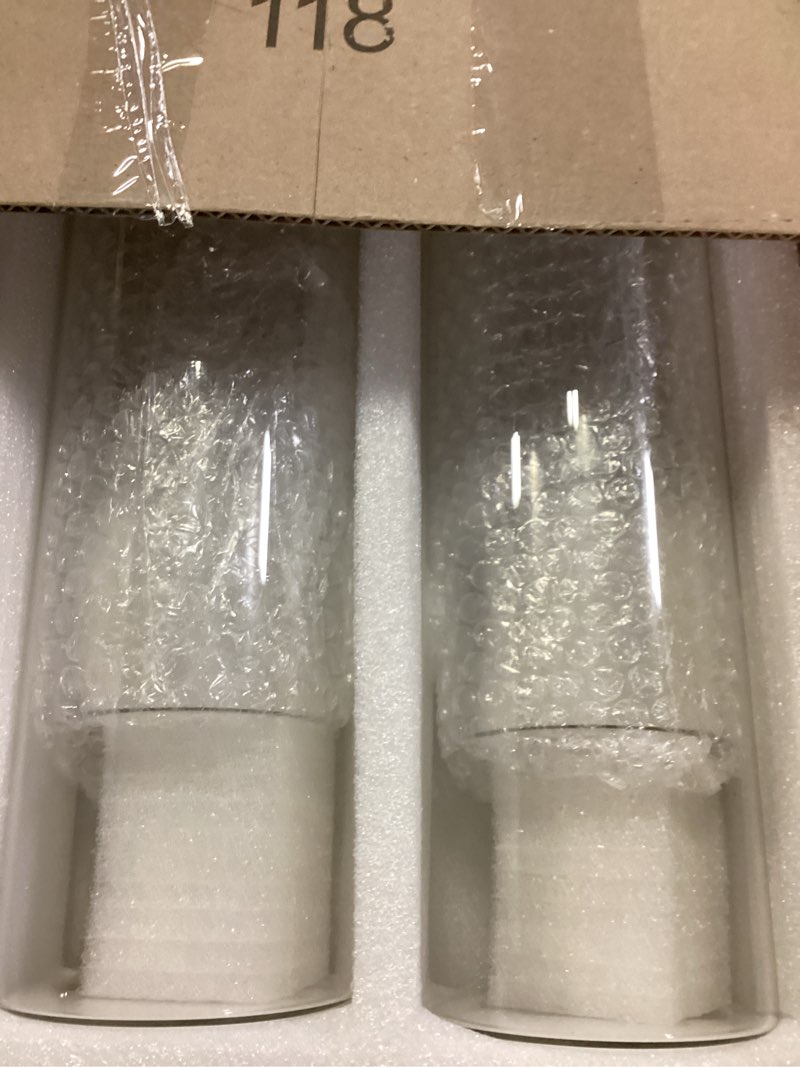 Condition photo showing New/Like New for 48 Pack Thick Glass Cylinder Vases 4,6,9,12 Inch Tall Clear Flower Vase Hurricane Floating Candle Holder for Table Centerpiece Wedding Home Decor 48 Pack(4,6,9,12 Inch)
