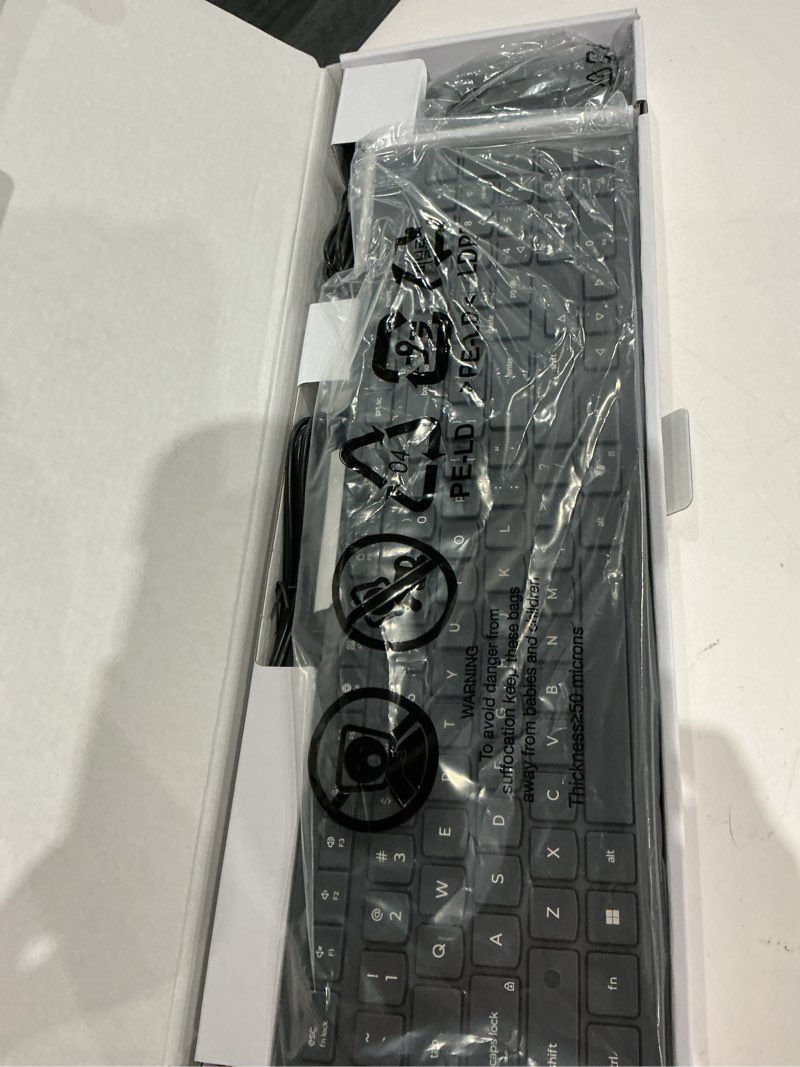 Condition photo showing Good Condition for lenovo 310 usb-a wired keyboard mouse combo, quiet keys, ultra-slim gaming design, spill-resistant, integrated phone stand, compatible w laptop, pc, tablet – ergonomic mouse mechanical keyboard usb 310 usb-a combo