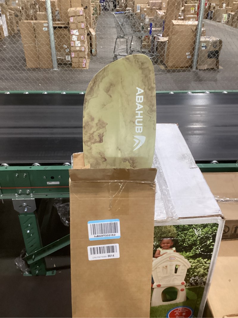 Condition photo showing Good Condition for oceanbroad adjustable carbon fishing kayak paddle - 94in/240cm-98in/250cm-102in/260cm carbon fiber shaft with paddle leash green