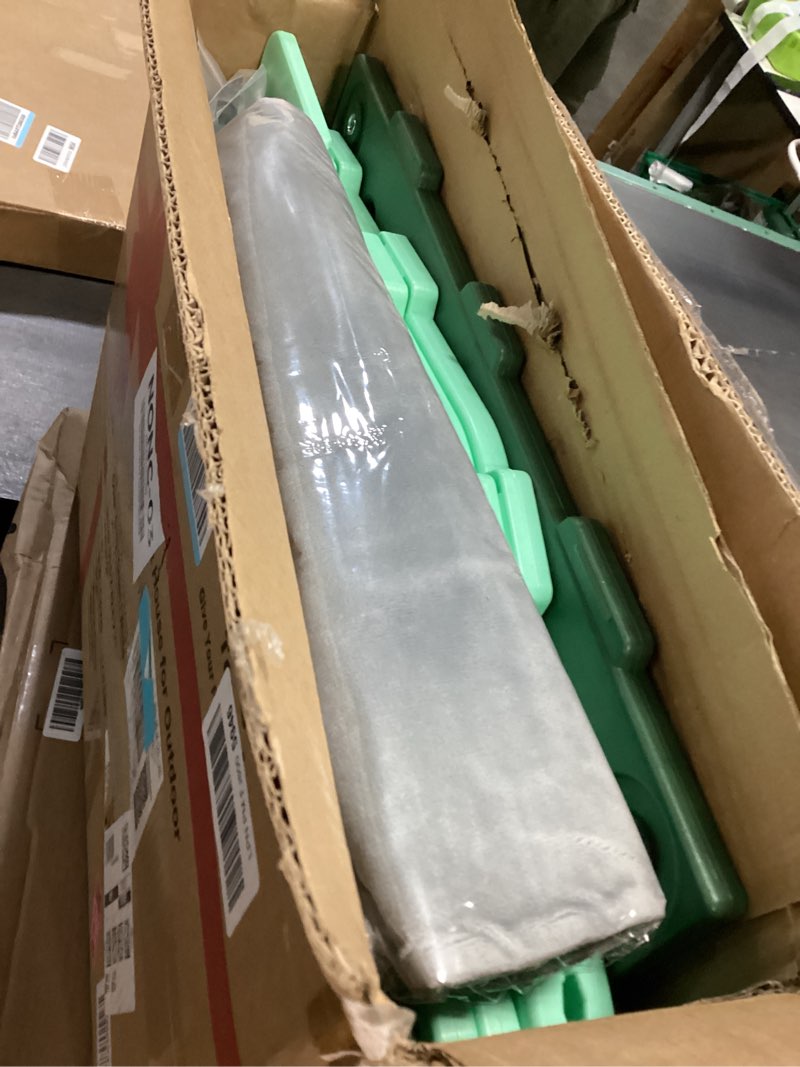 Condition photo showing New/Like New for Large Indestructible Heated Cat House for Outside, Extrmely Waterproof & Weatherproof Heated Outdoor Cat House for Winter, Fully Insulated Feral Cat Shelter for Outdoor Barn Cats Strays, 22x17x19.7 in Green - 22x17x19.7 In