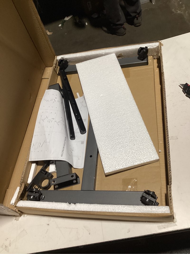 Condition photo showing Good Condition for Adjustable Overbed Bedside Table with Wheels Hospital Bed Table Portable Computer Stands Movable Desk Computer Table for Bed Laptop Stand for Couch