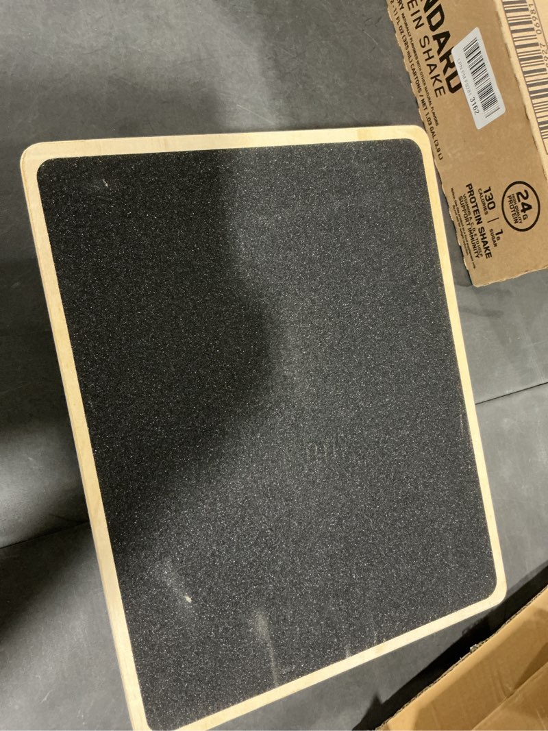 Condition photo showing Good Condition for Balance Board Wooden Wobble Board for Adults Anti-Slip Board for Physical Therapy & Core Strength, Ideal Balance Board for Standing Desk with Ankle Support