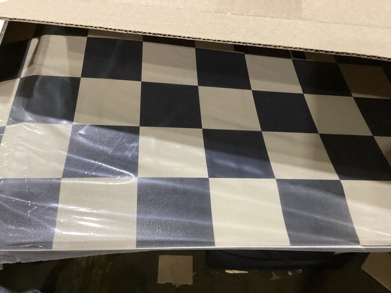 Condition photo showing Good Condition for klay home kitchen mats for floor anti fatigue, 3/4" thick memory foam kitchen mat, padded kitchen mat, cushion kitchen sink waterproof non-slip - large runner 20" x 60" (black tan checkered, 20x39)