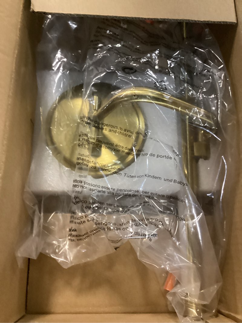 Condition photo showing New/Like New for hardwired picture light for wall, 24 inch modern brass dimmable frame light with adjustable swing arm, 3cct led art display light for paintings,120 volts gallery wall light, hallway vanity light, 8w gold 24" long dimmable