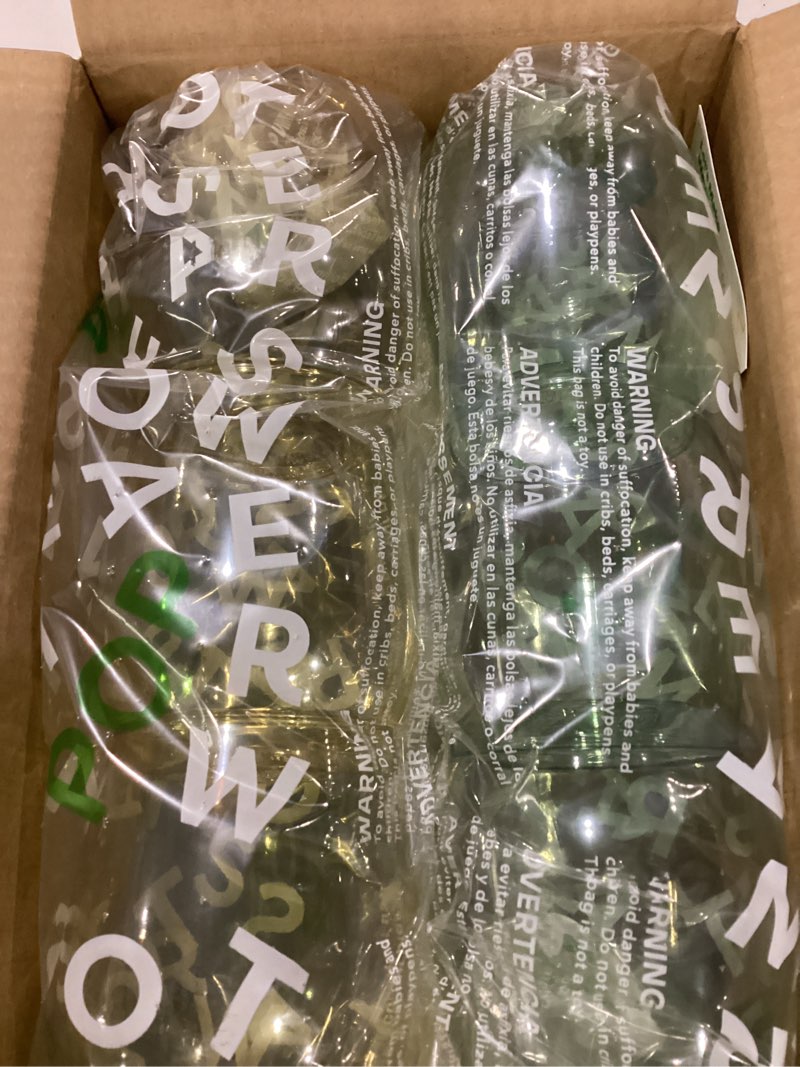 Condition photo showing New/Like New for tossware pop 14oz vino - color series set of 12, premium quality, recyclable, unbreakable & crystal clear plastic wine glasses mix color 12 count