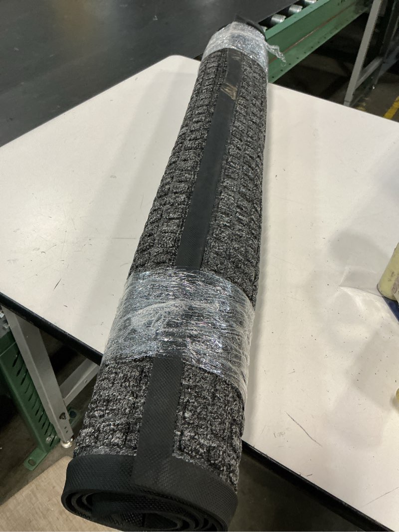 Condition photo showing Good Condition for enviroback charcoal 5 ft. x 7 ft. non-slip indoor outdoor commercial floor mat