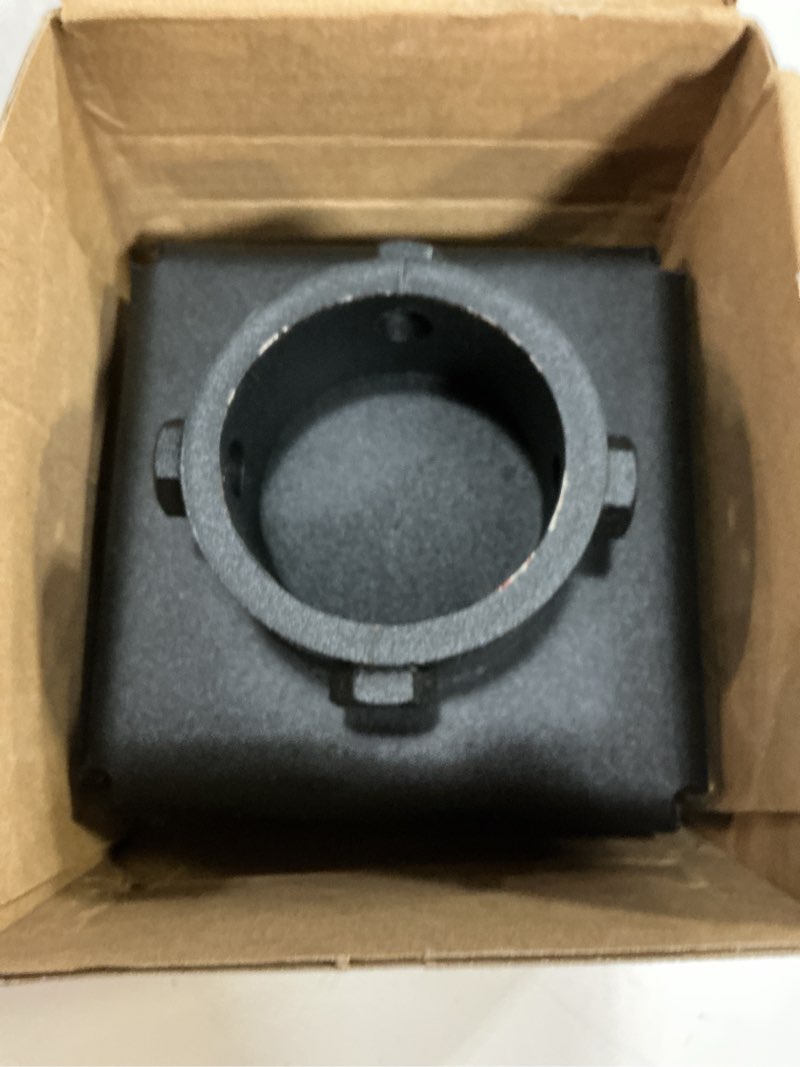 Condition photo showing New/Like New for bottle mail adapter for 4x4 wood beams,universal steel bracket adapter with centering pin, fits most bottles,safety lift support for carpenter, construction black