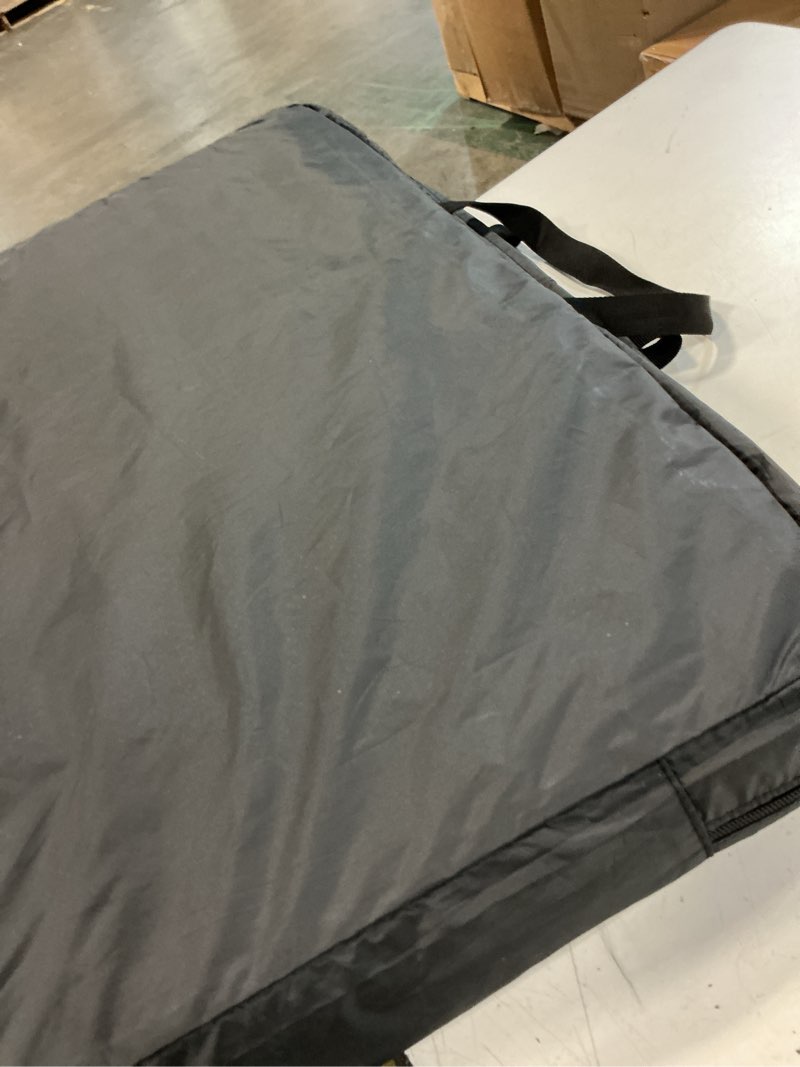 Condition photo showing Good Condition for myjaqi back seat extender for dogs, hard bottom dog car seat cover for truck back seat, dog hammock for car, upgraded pu leather material, larger space, holds 400lbs xl black+orange