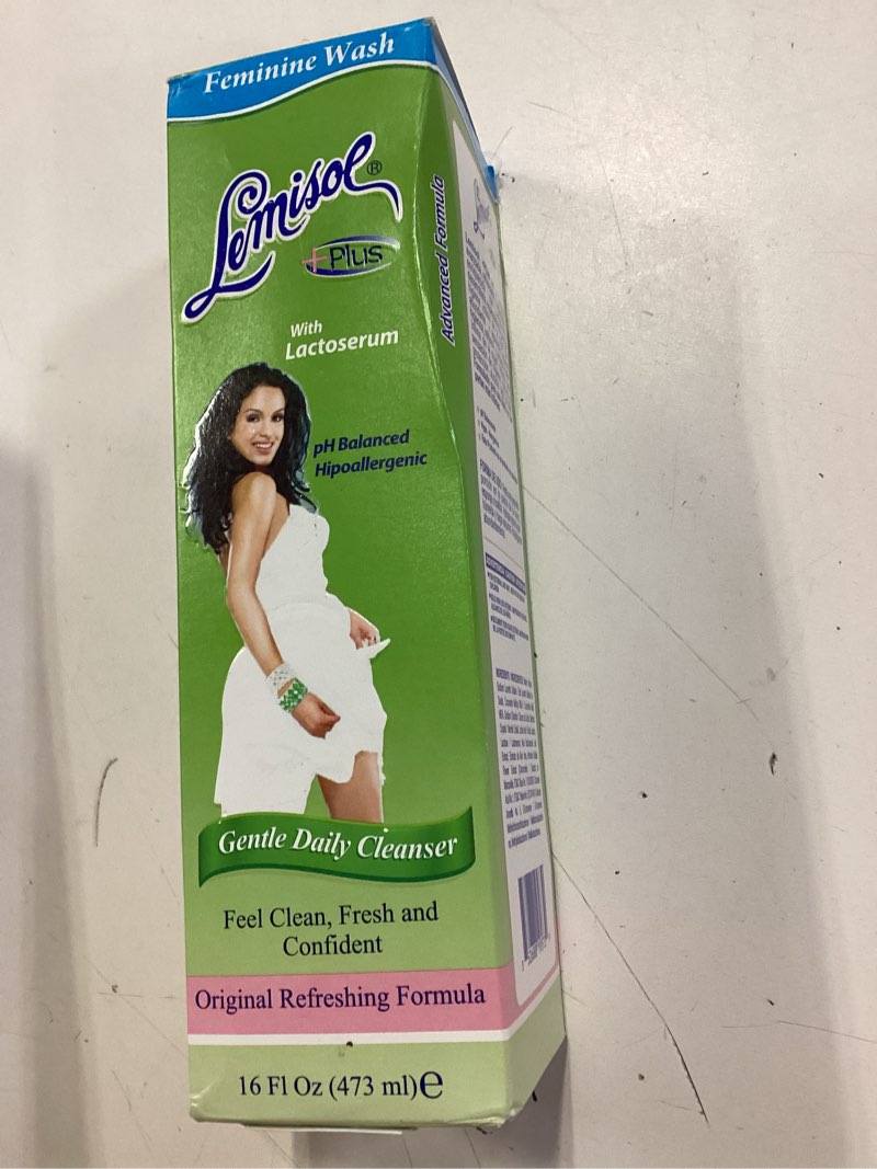 Condition photo showing New/Like New for Lemisol Feminine Wash, Gentle Daily Cleanser with Lactoserum, Helps you Keep pH Balanced, Hypoallergenic, Keeps Women Clean, Fresh and Confident, Original Formula, 16 Fl Oz, [Pack of 2]