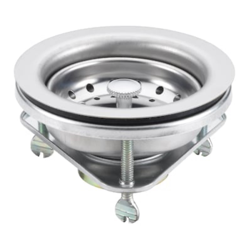 allen + roth 4.5-in stainless steel rust resistant strainer with lock mount included