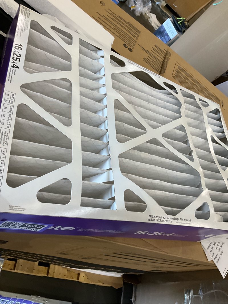 Condition photo showing As Is for 16x25x4 filter