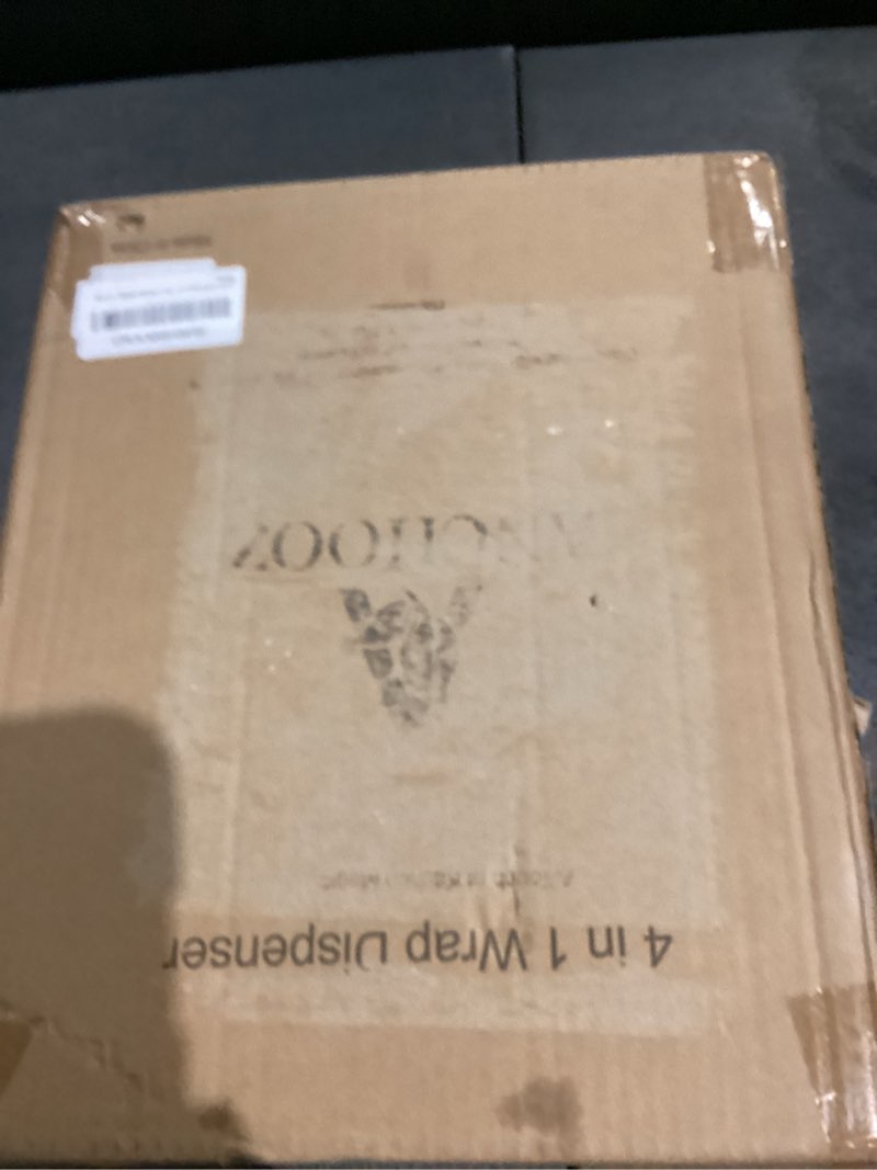 Condition photo showing Good Condition for aurabite bamboo 4 in 1 saran wrap dispenser with cutter & labels - foil & plastic wrap organizer - a