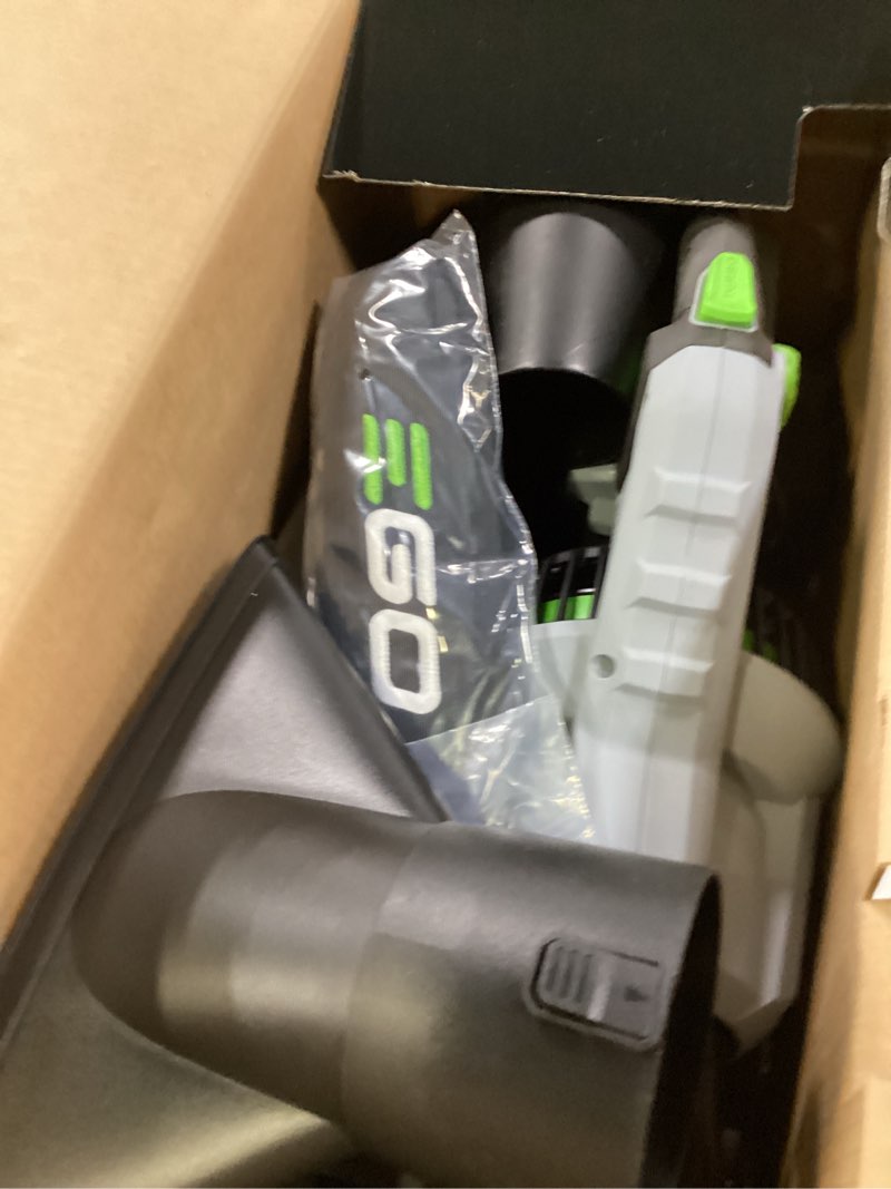 Condition photo showing New/Like New for ego power+ 56-volt 765-cfm 200-mph battery handheld leaf blower 5 ah (battery and charger included)