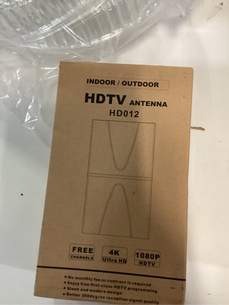 Condition photo showing New/Like New for 2026 updated tv antenna,3600+ miles range antenna for smart tv indoor/outdoor,360° reception digital tv antenna for local channels and all smart/old tvs-38ft thick coax cable and amplifier