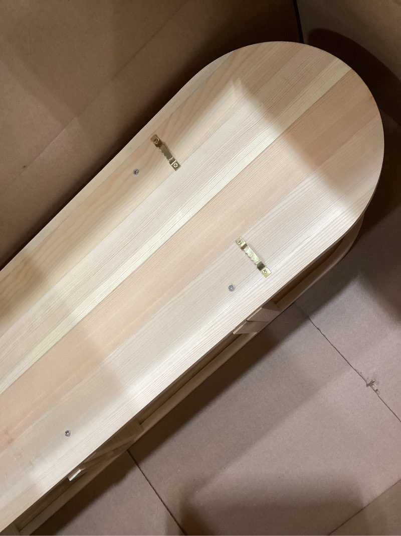 Condition photo showing Good Condition for Geetery 2 Pcs Boho Wall Shelf Arch Wooden Floating Shelves Mid Century Rainbow Wall Shelf Hanging Holder Double Vintage Mount Altar Decor for Nursery Bedroom(3 Tier)