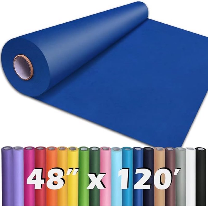 PerkHomy 48" x 1,440" (120') Blue Kraft Paper Roll for Craft Bulletin Board Paper Art Table Covering