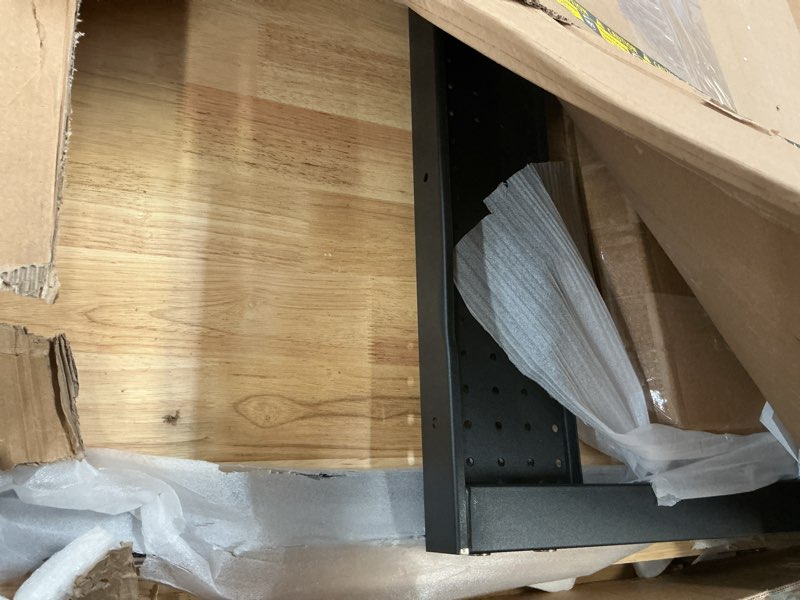 Condition photo showing As Is for Work Bench 60"" X 22"" Adjustable Workbench,