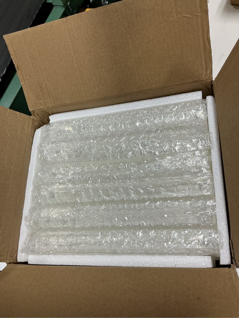 Condition photo showing Good Condition for 5x7 acrylic picture frame set of 6, 20mm thick, double-sided transparent magnetic frameless photo frame, desktop freestanding display for office or home decor 6 5x7