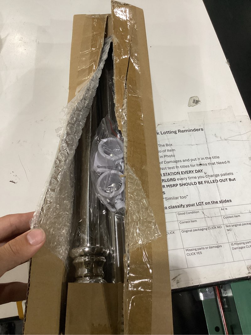 Condition photo showing Good Condition for flag pole kit 5ft flag pole for outside house, flag poles with tangle free flag pole rings for 3x5 american flag mounting bracket stainless steel heavy duty for yard truck boat(without bracket) 5ft ys-5ft