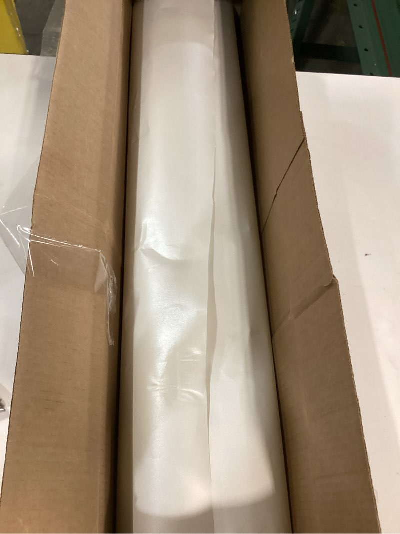 Condition photo showing As Is for RUSPEPA Off White Matte Wrapping Paper - Solid Color Pearly Lustre Paper Perfect for Wedding, Birthday, Christmas, Baby Shower - 30 Inches x 100 Feet Off White 30" x 100'