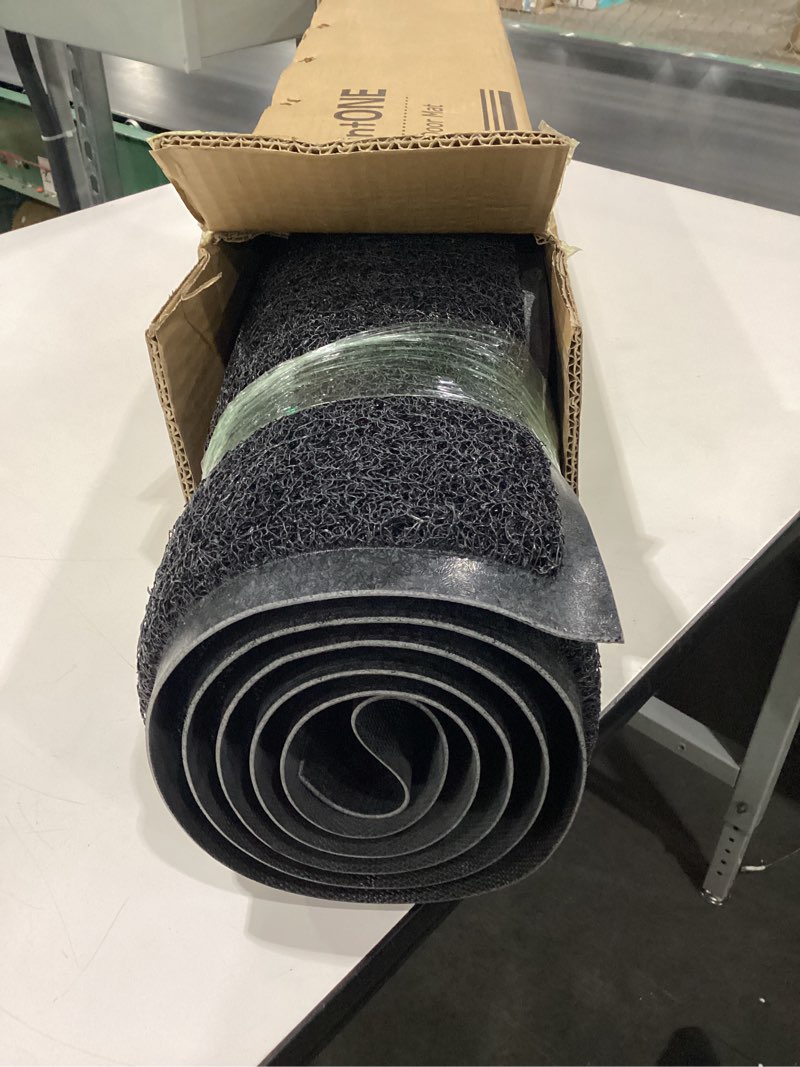 Condition photo showing New/Like New for Front Door Mat for Outside Entry, 72" x 36" Heavy Duty Outdoor Doormat for Entryway to Trap Dirt and Moisture, Non-Slip Waterproof Welcome Mats for Home Entrance 3' x 6' (Rectangular) Black Texture