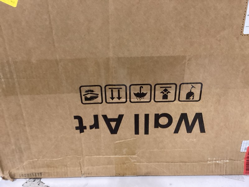 Condition photo showing Good Condition for 3D Textured Framed Boho Neutral Abstract Wall Art, 3 Piece Modern Artwork for Walls, Black White Brown Minimalist Geometric Paintings for Living Room, Dining Room, Bedroom Wall Decor 16x24 In 16" W x 24" H x 3Pcs Monochrome