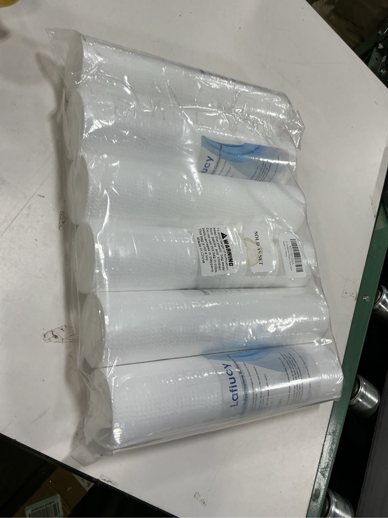 Condition photo showing Good Condition for Sediment Water Filter Cartridge 10"x 2.5",5 Micron,6pack,10" x 2.5" Whole House Sediment Water Filter Replacement Cartridge Compatible with 10 inch RO Unit