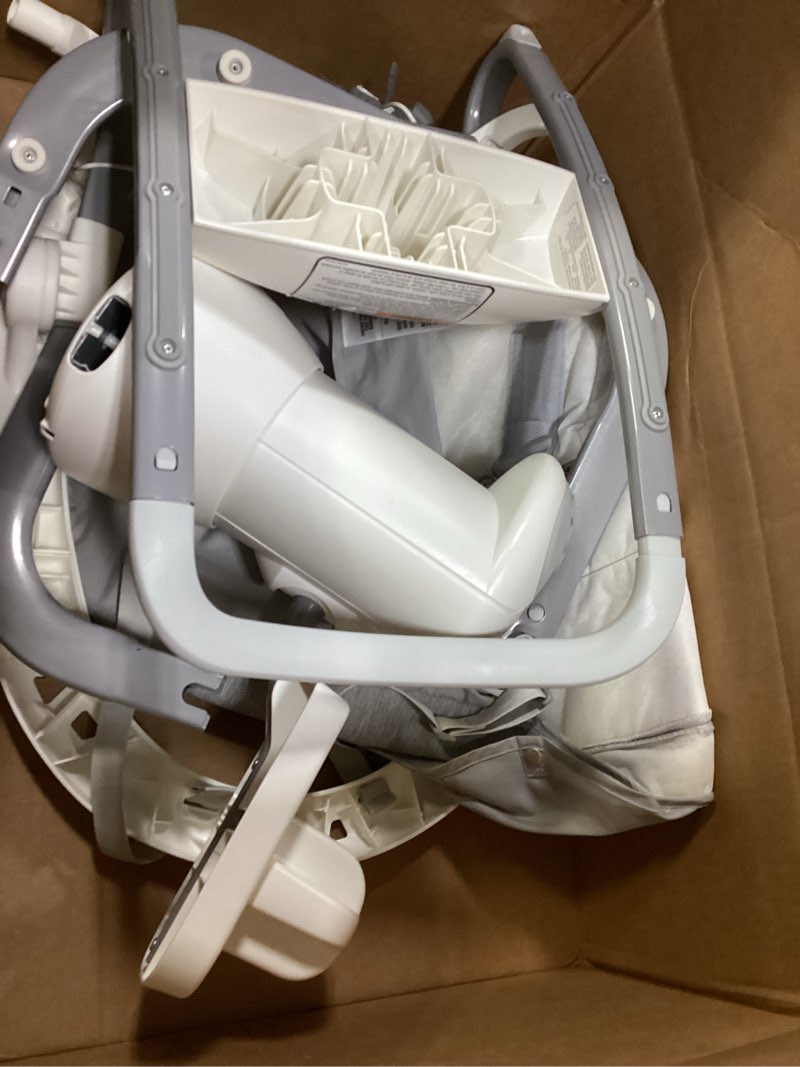 Condition photo showing As Is for graco soothe my way with removable rocker, madden - versatile baby swing & portable rocker