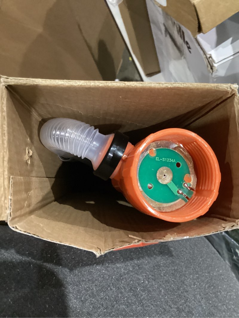 Condition photo showing As Is for HORUSDY Battery Portable Battery Operated Gas & Water Pump, Powered Fuel Transfer Pump, 2.2GPM Gasoline & Liquid Siphon Pump, Automatic Gas Pump for Gas Can & Tank, Handheld Liquid Transfer Pump Orange