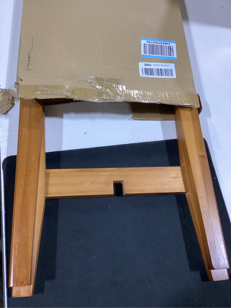 Condition photo showing As Is for 24" tall plant stand ,wood plant stands indoor, mid century plant corner flower holder outdoor suitable for plant pots & water dispenser under 10" (pot & plant not included)
