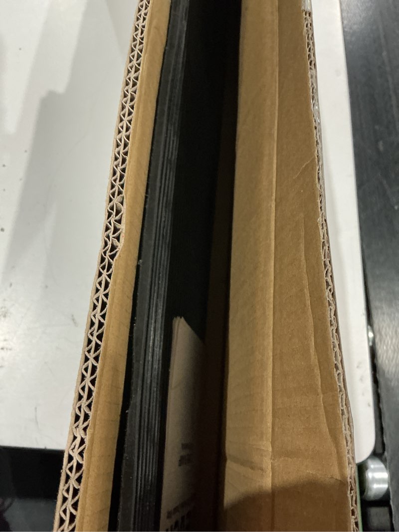 Condition photo showing Good Condition for vevor 1.2" rise cuttable threshold ramp for doorways, 35.4" wide natural rubber wheelchair ramp, non-slip solid rubber ramp with double-sided tape for doorways, driveways, bathroom, smooth tile 1.2‘’ rise