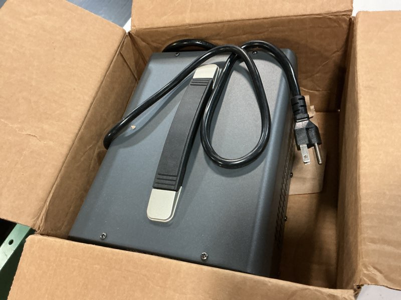 Condition photo showing As Is for yinleader 5000 step up/down transformer converter 110/120 volt - 220/240 volt w/us power cord,circuit breaker protection (grey) 5000w