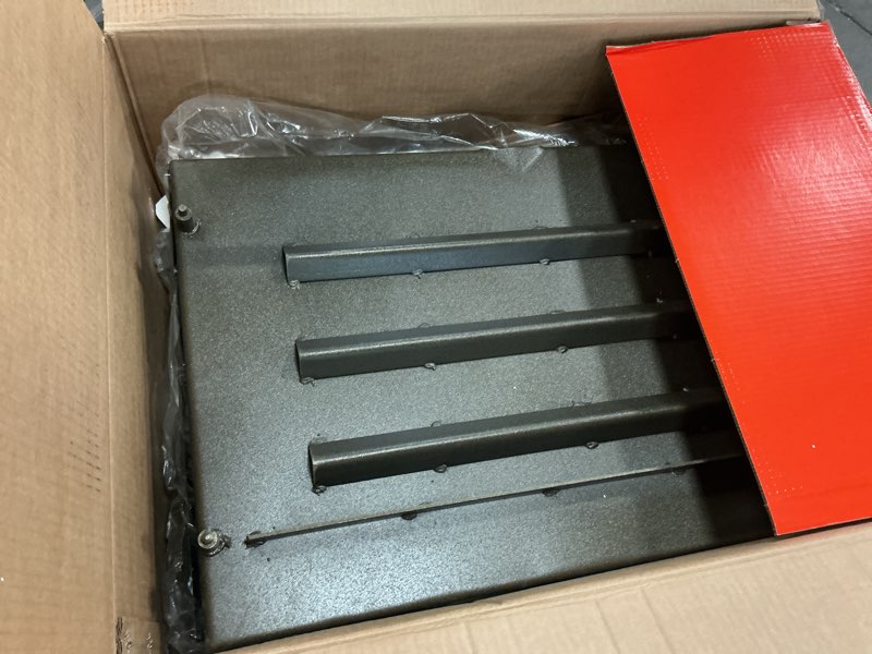 Condition photo showing As Is for blackstone 28" original griddle with hard cover 2 -burner liquid propane flat top grill