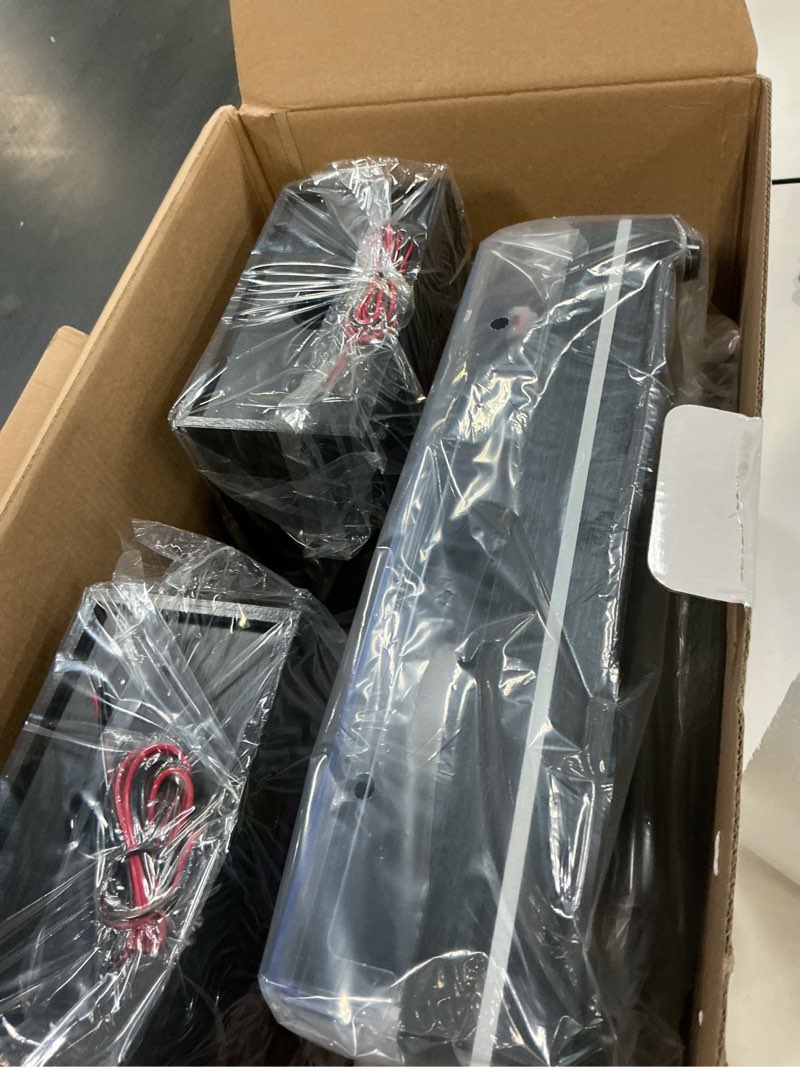 Condition photo showing Good Condition for Vinyl Record Player with Dual Separate Stereo Speakers Vintage Turntable with BT Wireless Input Playback Belt Drive 3 Speed 3 Size Playback Record Player Support AUX Headphone Input RCA Out Auto Stop Wood Black Vintage - With External Speakers