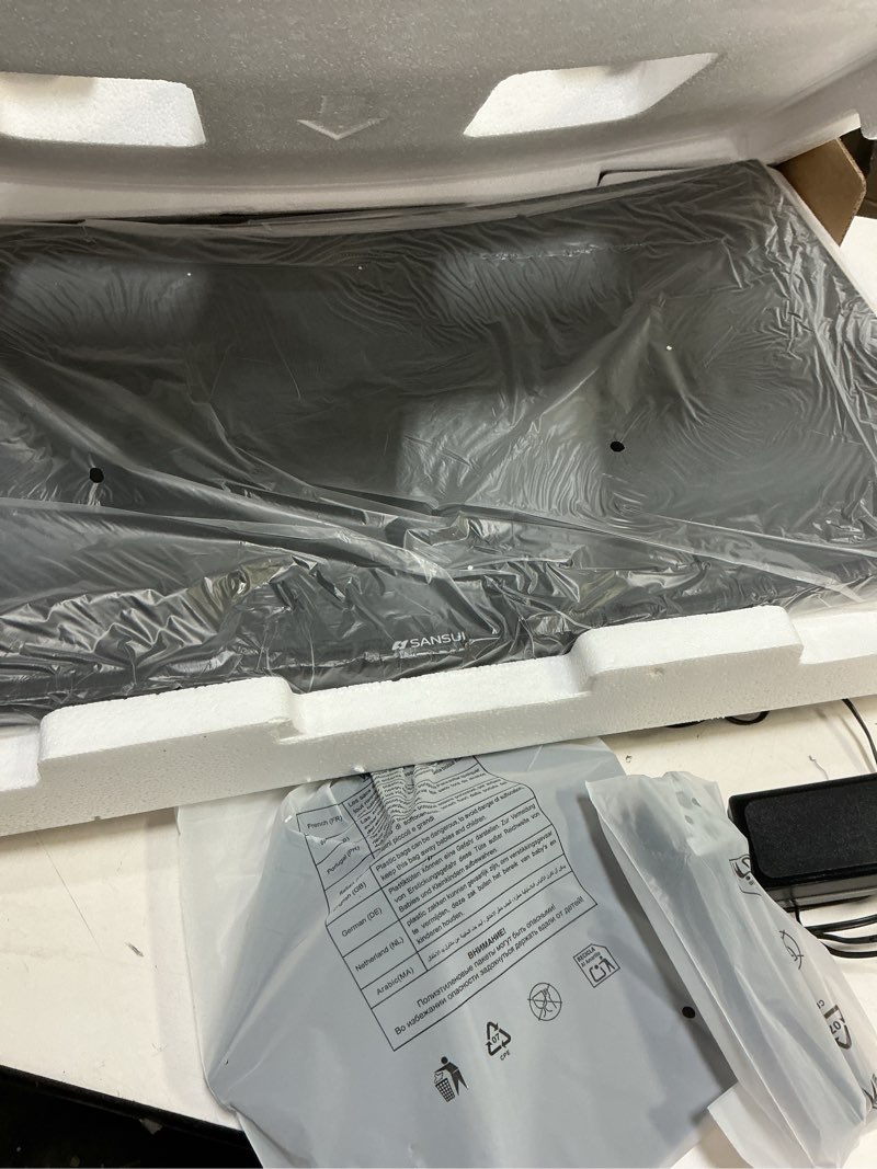 Condition photo showing Good Condition for sansui curved monitor 27 inch 120hz usb type-c computer monitor with speakers built in?fhd 1080p?hdr?110% srgb?1500r?vesa compatible,for tablet,desktop,laptop and pc work gaming 27 inch fhd 120hz curved monitor with usb-c and speakers