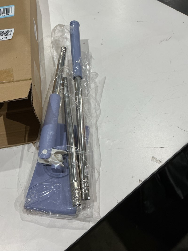 Condition photo showing Good Condition for 2026 upgraded snap grip mini mop,zero touch mini mops,cloth changing mini-mop with automatic hands free push pull handle,retractable disposable dust mops for multi cleaning (37.4in + 10*cloth) 37.4in+10cloths