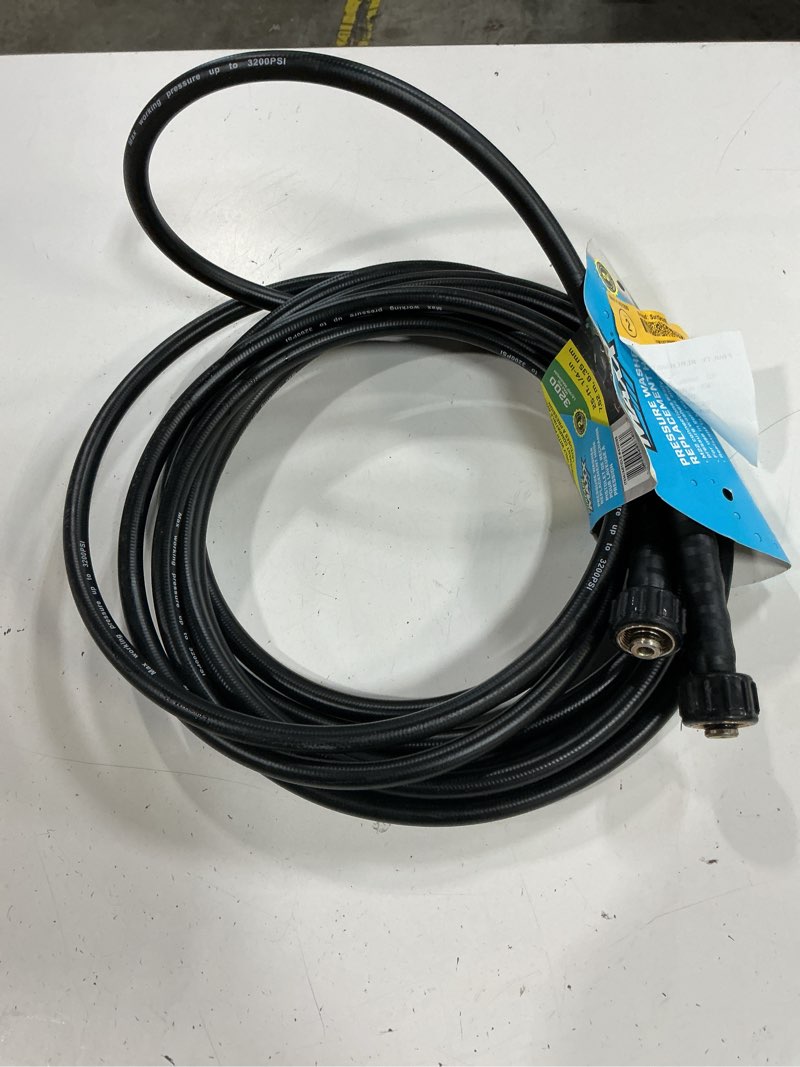 Condition photo showing As Is for surfacemaxx 1/4 in. d x 25 ft. l m22 replacement pressure washer hose 3200 psi