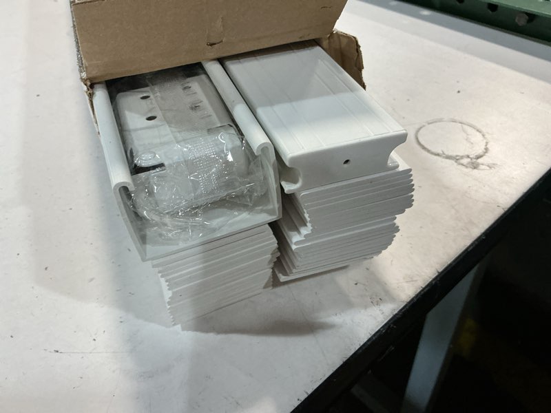 Condition photo showing As Is for better homes & gardens 2  cordless faux wood horizontal blinds  white  33x64