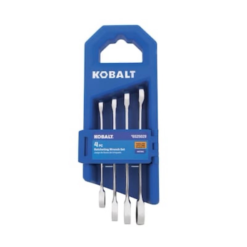 kobalt 4 -piece set metric ratchet wrench