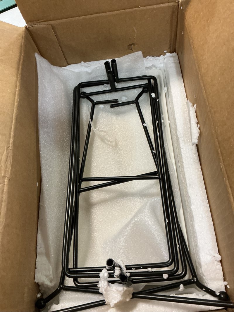 Condition photo showing Good Condition for malacasa 3 tier serving trays for party, porcelain serving platters and trays, 12 inch tiered tray stand, fruit tray, trays for serving food, white dessert stand with collapsible sturdier metal rack white 12 inch