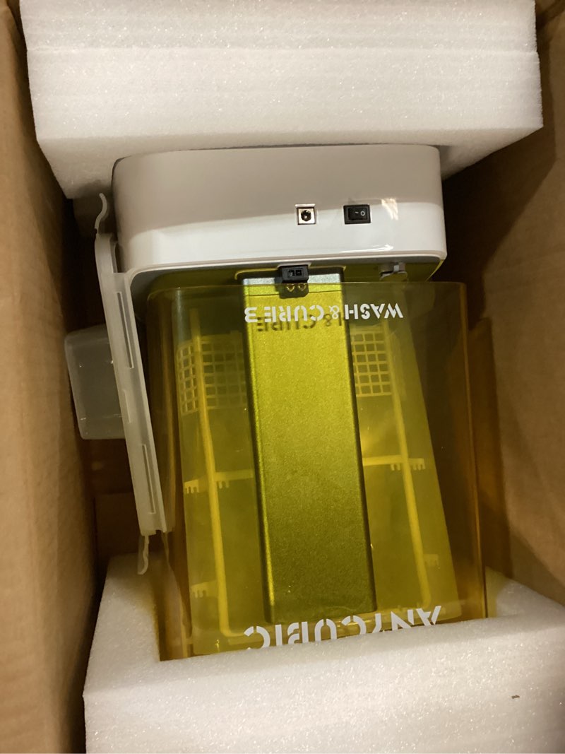 Condition photo showing Good Condition for ANYCUBIC Wash and Cure 3, Upgraded Volume 2 in 1 Wash and Cure Station, with Gooseneck Lights, for Mars Anycubic Photon Mono 4 2 Resin 3D Printer, Washing Size of 165 x 100 x180 mm S-Wash & Cure 3.0