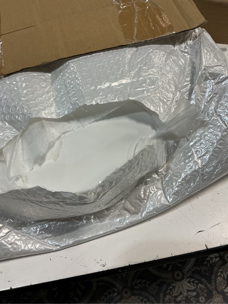 Condition photo showing Good Condition for ss114 elongated toilet seat compatible with toto ss113/ss154/ss224/ss204, soft close elongated toilet seat, traditional toilet seat replacement with toilet bolts and nut - cotton white