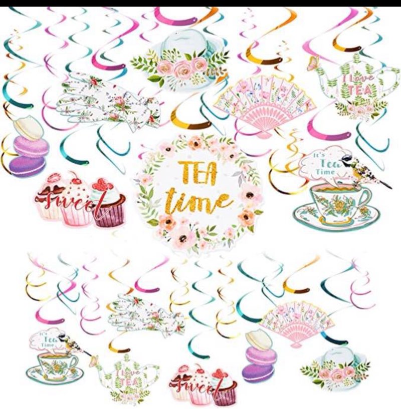 assorted celebration/decoration supplies (may include a variety of styles, colors, and themes)