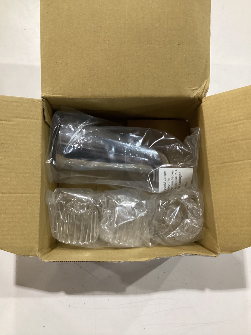 Condition photo showing New/Like New for enhon shower faucet handle replacement set, compatible with price/pfister tub and shower faucets, tub spout without diverter and 3 pieces hot cold and diverter knob replacement (flower style)