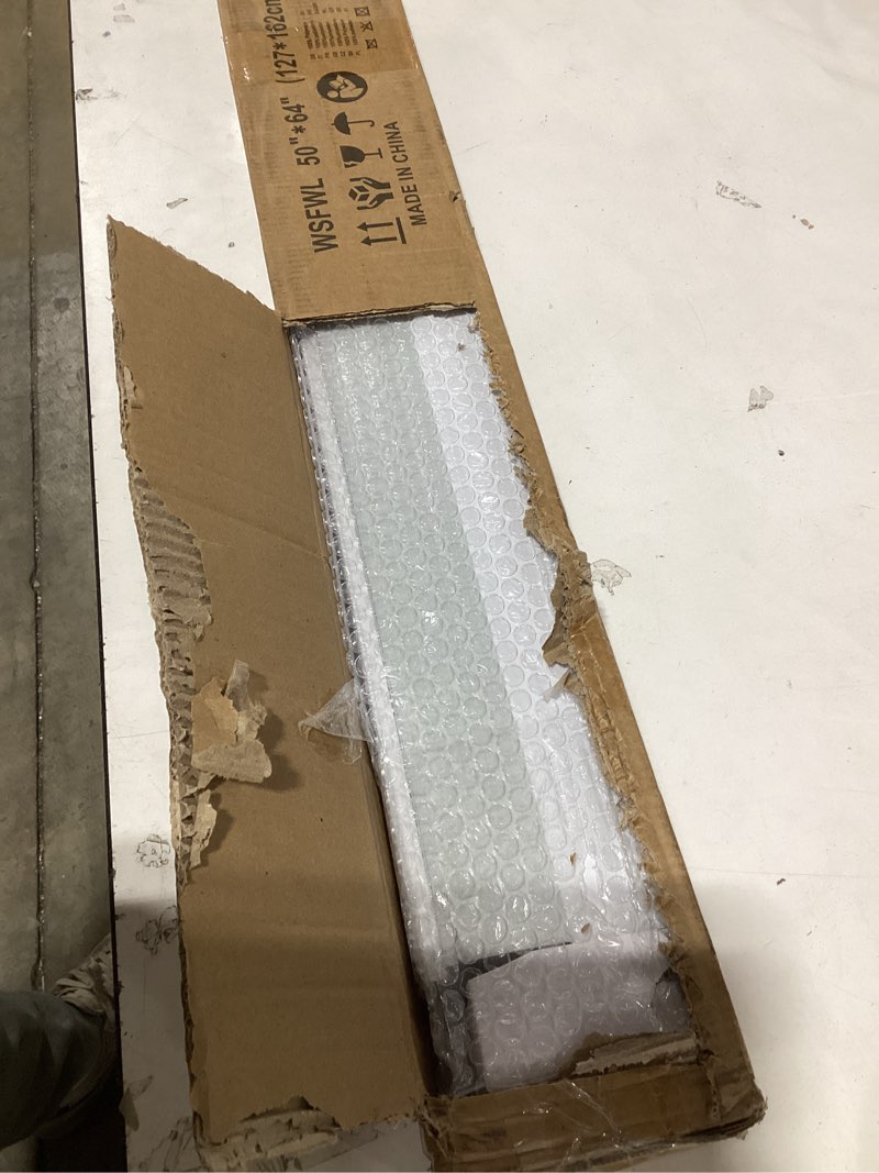 Condition photo showing Good Condition for SEEYE No Drill Cordless Cellular Shades, Blackout Honeycomb Blinds for Indoor Window,Thermal Insulated Noise Reduction, Easy Install for Bedroom, Living Room, Office, White (50" W x 64" H) White-blackout 50"W x 64"H
